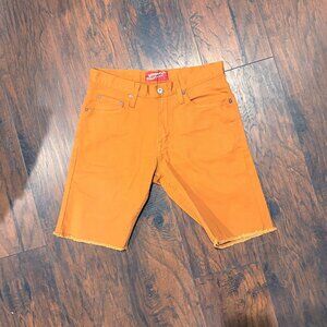 MENS ARIZONA BULL DENIM FLEX SHORTS SLIM FIT - Brown